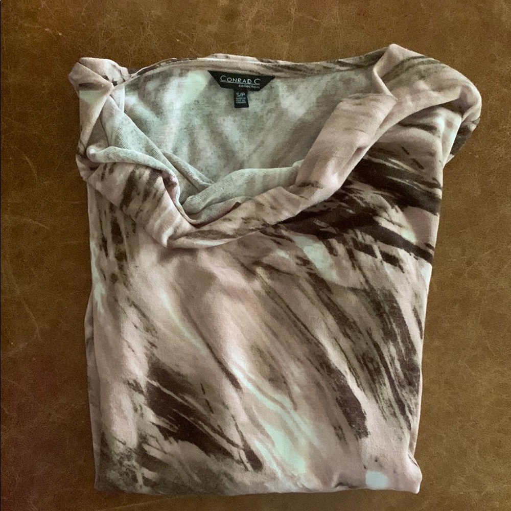 Cabi Women's Brown and Cream Blouse